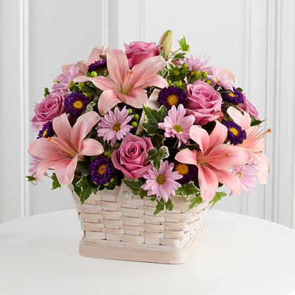 The FTD Loving Sympathy Basket a1417 | Flower Delivery | Flower Shop