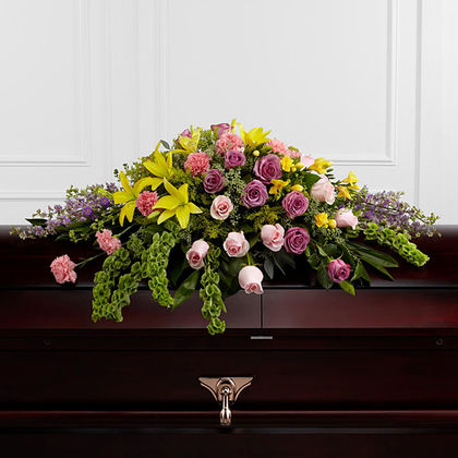 The FTD Forever Beloved Casket Spray