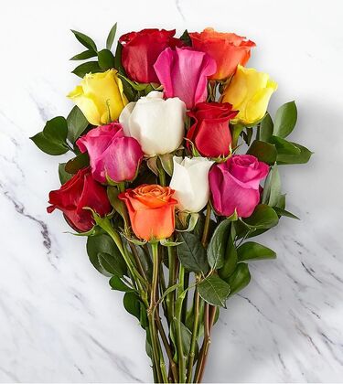 Mixed Color Roses Bouquet