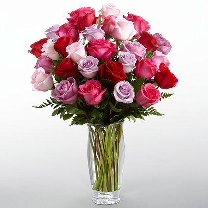 Captivating Color Rose Bouquet