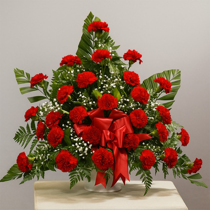 Sympathy Spray Carnation Arrangement