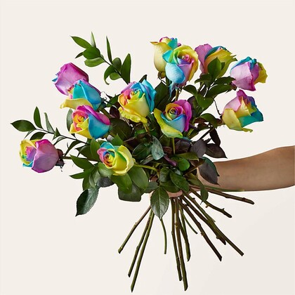 Rainbow Roses
