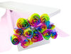 Dozen Rainbow Roses in a Box