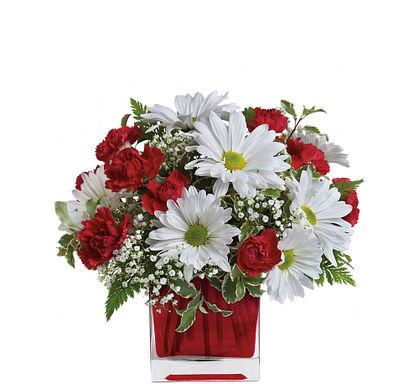 Red And White Delight by Teleflora