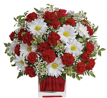 Red And White Delight by Teleflora