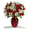 With 6 spray roses.