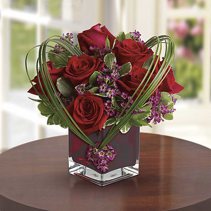 Teleflora's Sweet Thoughts Bouquet with Red Roses