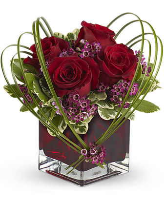 Teleflora's Sweet Thoughts Bouquet with Red Roses