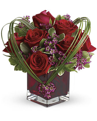 Teleflora's Sweet Thoughts Bouquet with Red Roses