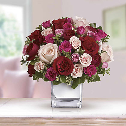Teleflora's Love Medley Bouquet with Red Roses