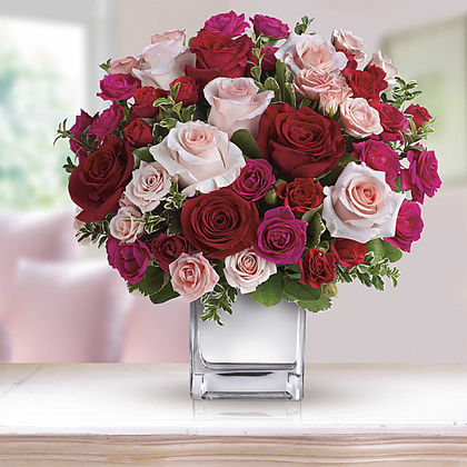Teleflora's Love Medley Bouquet with Red Roses