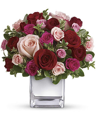 Teleflora's Love Medley Bouquet with Red Roses