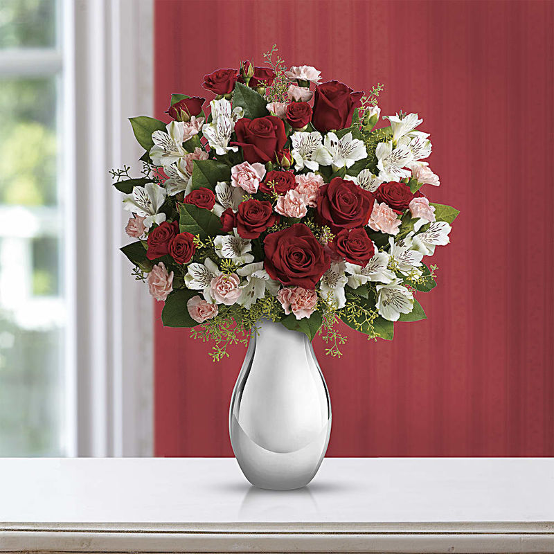 Teleflora's Crazy for You Bouquet with Red Roses a3569 Flower