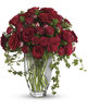 Mix of Red Roses and Spray Roses