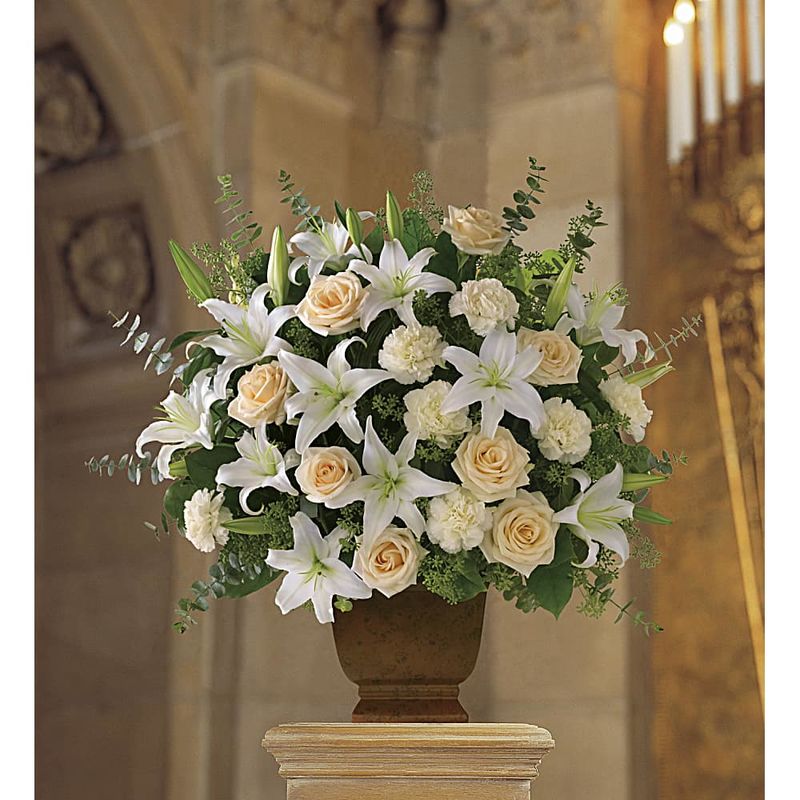 Teleflora's Loving Lilies and Roses Bouquet a3734 Flower Delivery