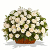 One-Sided-50 Roses Arrangement
