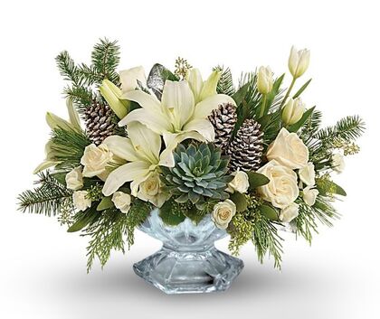 Teleflora's Winter Wilds Centerpiece