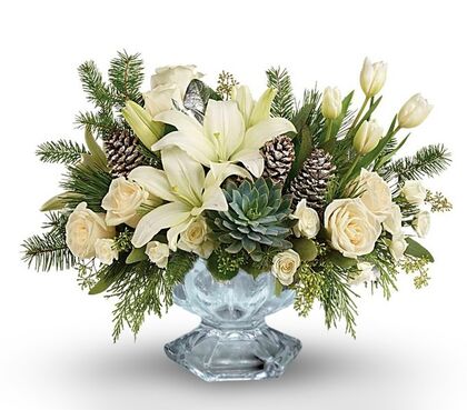 Teleflora's Winter Wilds Centerpiece