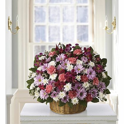 Rainbow Reflections Basket