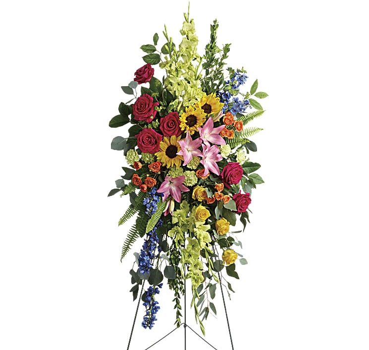 Teleflora's Love Lives On Spray a4012 Flower Delivery Flower Shop