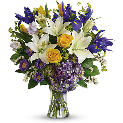 Floral Spring Iris Bouquet