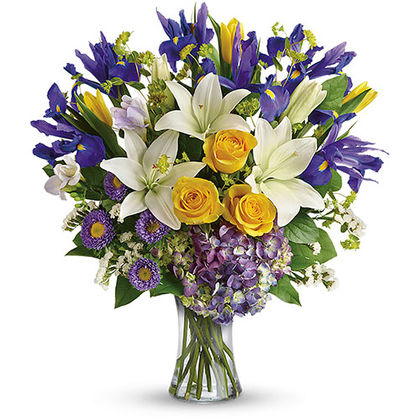 Floral Spring Iris Bouquet