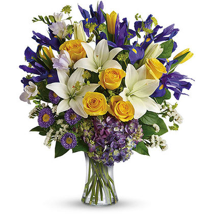 Floral Spring Iris Bouquet