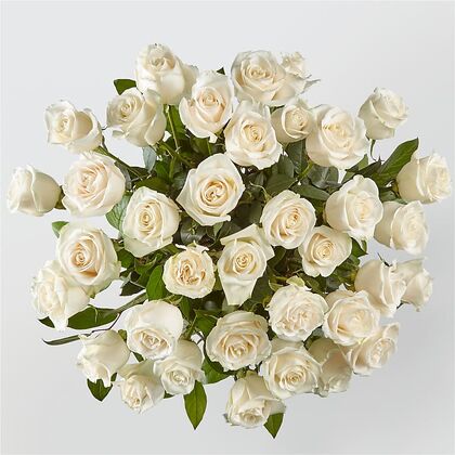 White Roses Bouquet