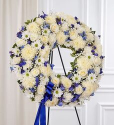 White Wreath of Condolence in Slidell, LA