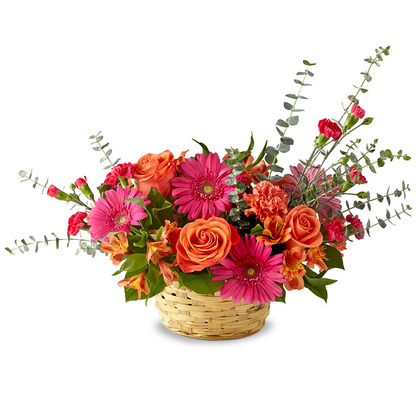 Colorful Basket Arrangement
