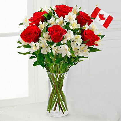 Warm Welcome to Canada Flowers a9421 Flower Delivery Flower Shop
