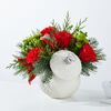 With white ornament ceramic vase