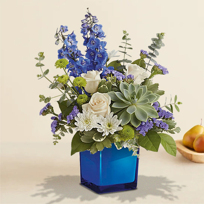 Men's Appreciation Succulent with Flowers