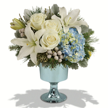 Silver Glow Bouquet Centerpiece