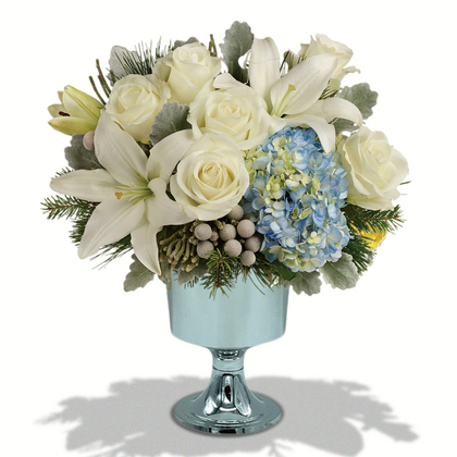 Silver Glow Bouquet Centerpiece