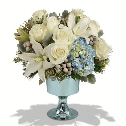 Silver Glow Bouquet Centerpiece