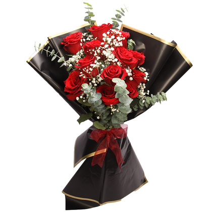 Deep Love Red Roses Luxury Bouquet