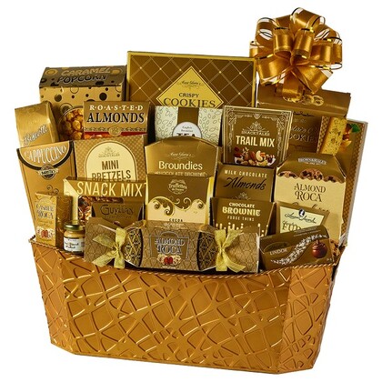 Golden Celebration Gift Basket
