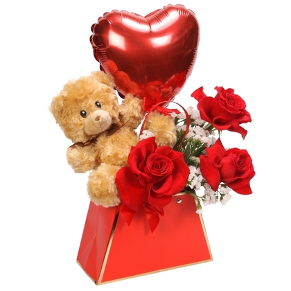 Love Cuddles Flower Purse