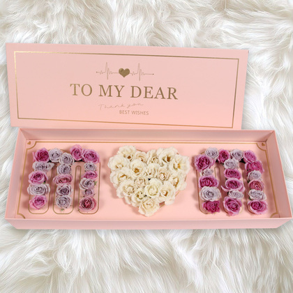 Dear Mom Rose Flower Box
